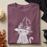Resting Witch Face Cat Tee thumbnail 11