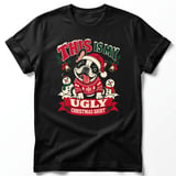 Frenchie Ugly Christmas Shirt Tee thumbnail 1