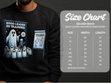 Booo Leader in Training Ghost T-Shirt, Halloween Fun, Spooky Season, Ghostly Leader, Costume Shirt, Funny Graphic Tee thumbnail 4