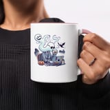 Halloween Mug, Ghost Mug, Funny Mug, Halloween Gift, Spooky Mug, Office Mug, Coffee Mug, Gift Idea, Bat Mug, Tombstone Mug, Halloween Theme thumbnail 4
