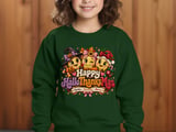 Happy Hallothanksmas Kids Sweatshirt Toddler Long Sleeve Baby  thumbnail 3