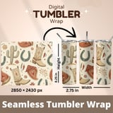 Rustic Wanderer Seamless Digital Pattern Size Bundle Png thumbnail 7