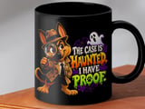 The Case Is Haunted German Shepherd Mug thumbnail 8