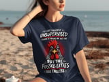 Currently Unsupervised Rooster Tee thumbnail 4