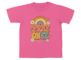 Pray On It Christian Youth T-Shirt | Retro Faith Rainbow Tee | Vintage Inspirational Boho Religious Gift for Her Women thumbnail 5