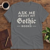 Ask Me About My Gothic Books Softstyle Tee thumbnail 3