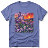 Gogh Purple ~ Comfort Colors Premium Tee thumbnail 10