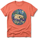 Gogh Pug ~ Comfort Colors Premium Tee thumbnail 4