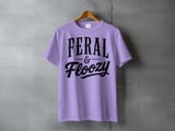 Feral & Floozy T-Shirt, Sassy Wild Woman Tee, Funny Distressed Vintage Style Graphic Top, Humorous Best Friend Bachelorette Gift for Her thumbnail 6