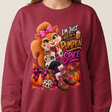 Pumpkin Spice Sally the Squirrel Sweatshirt thumbnail 6
