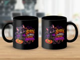 Busy Being Unbothered Black Cat Mug thumbnail 2