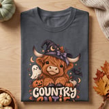 Country Cutie Highland Cow Tee thumbnail 2