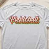 Pickleball Sport-Tek Performance Tee, Pickleball, Retro Style Open Play Athletic Court Apparel thumbnail 10