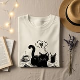 Bookish Black Cat Tee thumbnail 34