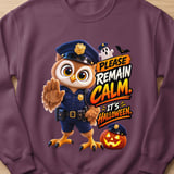 Halloween Officer Hoot the Owl Sweatshirt thumbnail 6