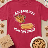 Sausage Dog High Dive Champ Tee thumbnail 4