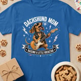 Dachshund Mom Rockstar Tee thumbnail 2
