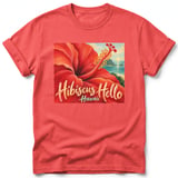 Hibiscus Hello ~ Comfort Colors Premium Tee thumbnail 3