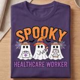 Spooky Healthcare Worker Tee thumbnail 5
