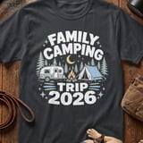 Family Camping Trip 2026 T-Shirt thumbnail 1