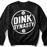 Pickleball Gildan Crewneck Sweatshirt, Dink Dynasty, Court Warm Up thumbnail 1