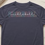 Pickleball Sport-Tek Performance Tee, Pastel Collegiate PICKLEBALL pickleball Typography, Court Apparel thumbnail 9