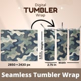 Abstract Camo Digital Pattern, Digital Paper Bundle, Seamless Camouflage, Texture Background, Printable Fabric, Vector Art, Digital Download thumbnail 9