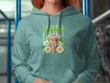 Iced Coffee Sweatshirt, Fueled By Coffee And Summer Vibes Hoodie, Daisy Aesthetic T-Shirt, Cute Coffee Lover Gift For Her thumbnail 12
