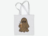 Leopard Ghost Iced Coffee Tote Bag thumbnail 12