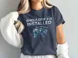 Robotic Bionic Shoulder 2.0 Installed T-Shirt: Replacement Surgery Recovery, Upgraded Design, Post Op thumbnail 7