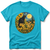 Gogh Black Cat ~ Comfort Colors Premium Tee thumbnail 5