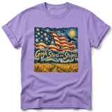 Gogh Stars and Stripes ~ Comfort Colors Premium Tee thumbnail 6