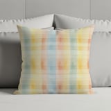 Watercolor Plaid Throw Blanket: Soft, Lightweight, Home Decor, Matching Pillows thumbnail 10