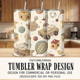 Watercolor Toybox Charm Digital Size Bundle Png thumbnail 1