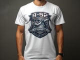 B-52 Stratofortress Shirt Air Force Bomber Graphic Tee Military Aviation Crest Gift for Veteran Pilot Vintage Bomber Airplane Top thumbnail 3
