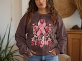 She Is Strong Faux Patchwork Tee thumbnail 20