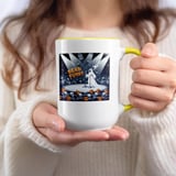 Halloween Mug, Funny Ghost, Spooky Season Mug, Dead Funny Mug, Halloween Ghost Mug, Pumpkin Halloween Mug, Skeleton Mug, Comedian Mug thumbnail 6
