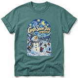 Gogh Snow Day ~ Comfort Colors Premium Tee thumbnail 8