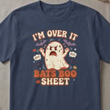 I'm Over It Bats Boo Sheet Tee thumbnail 2