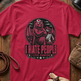 Love Camping Hate People Bear Tee thumbnail 4