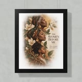 Generational Black Art Poster, The Women Before Me Framed Poster, African American Heritage Wall Art, Black Mother Daughter Gift Decor thumbnail 2