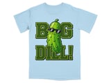 Big Dill T-Shirt, Funny Pickle Shirt, Cool Pickle Graphic Tee, Sarcastic Food Pun Tshirt, Retro Cartoon Pickle Tee, Humorous Foodie Gift thumbnail 6