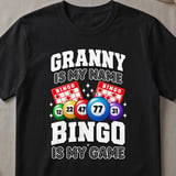 Granny Is My Name Bingo T-Shirt thumbnail 1