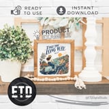 Take The Long Way Coastal Scooter Adventure PNG Digital File | Retro Travel Sublimation Design | Wanderlust Vacation Road Trip Graphic thumbnail 5