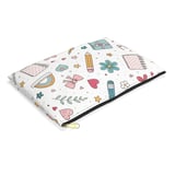 Kawaii School Supplies Pattern Backpack, Aesthetic Stationery Spiral Notebook, Cute Gift Accessory Pouch for Teacher Student thumbnail 13