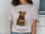 The Protector Pitbull Tee | Pit Bull Shirt | Pittie Lover Gift | Dog Mom Shirt thumbnail 3