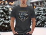 C-17 Globemaster III Strategic Airlift US Air Force T-Shirt, Military Veteran Airman Gift, Patriotic Aviation Tee thumbnail 3