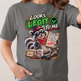 Looks Legit To Me Raccoon Tee thumbnail 13