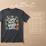 Camp More Worry Less T-Shirt thumbnail 2