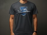 F16 Fighter Jet T-Shirt, Military Aviation Graphic Tee, Air Force Pilot Shirt, Jet Aircraft Graphic Top, Aviator Birthday Gift for Him thumbnail 3